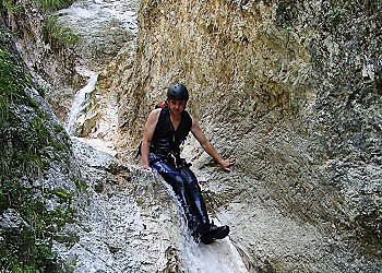 Canyoning Einsteigertour durch den Kesselbach